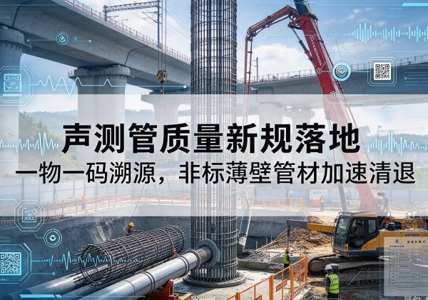 嘉善声测管质量新规落地，一物一码溯源，非标薄壁管材加速清退